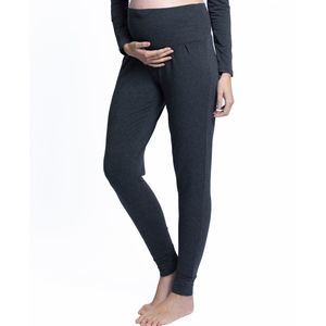 Blooming Women By Angel Womens High Waist Band Maternity Lounge Pant,X-Small